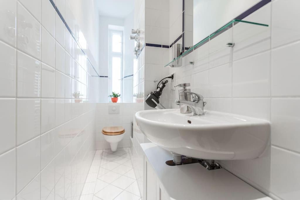 Zentrale Altbauwohnung Im Helmholtzkiez Berlin Dış mekan fotoğraf